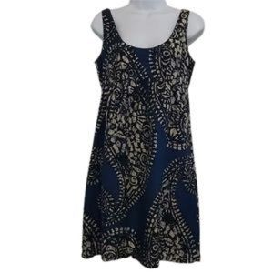 Michael Kors Sleeveless Dress Sz 4. 100% Silk Blue